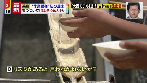 ミヤネ屋 松江海水浴場 流しそうめんする家族インタビュー