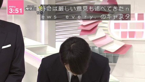 「news every」NEWSメンバー 小山慶一郎 謝罪 動画