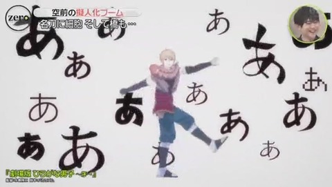 平仮名の擬人化『ひらがな男子』