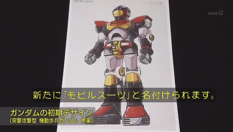 「ガンダム誕生秘話」ガンダム初期 没デザイン