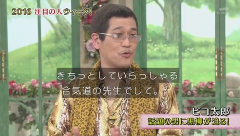 ピコ太郎 徹子の部屋