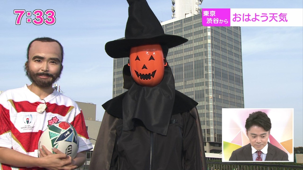 Nhkコスプレ 予報士の山神明理さん リーチマイケルのヒゲ面になる 280res 分 その日盛り上がったch