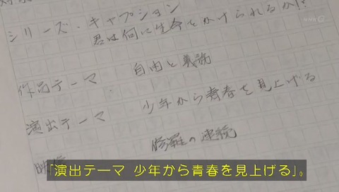 「ガンダム誕生秘話」富野メモ