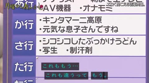 卑猥に聞こえる言葉
