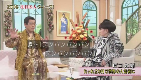 ピコ太郎 徹子の部屋