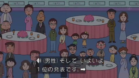 ちびまる子ちゃん 人気投票 1位 さくらももこ