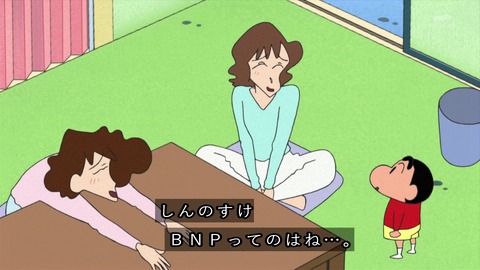 クレヨンしんちゃん『母ちゃんはBNPだゾ』BNPとは?