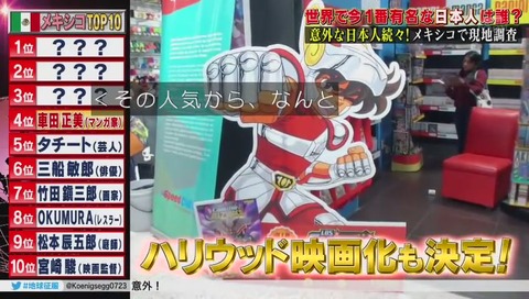 メキシコで人気な聖闘士星矢