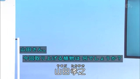 「植物に学ぶ生存戦略2 話す人・山田孝之」