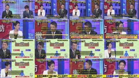 橋下×羽鳥の番組 蓮舫が登場の回 二重国籍2