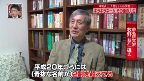 新・情報7daysニュースキャスター 命名研究科 牧野恭仁雄