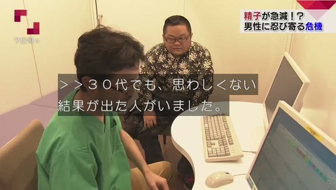NHK「クローズアップ現代プラス」精子