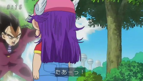 ベジータvsアラレちゃん