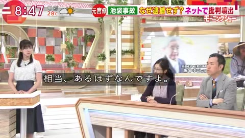 羽鳥慎一モーニングショー 玉川徹「しかし現行犯逮捕された人たちの例もある」