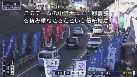 箱根駅伝2019 画像 二宮