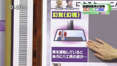 後部座席に ハエ男