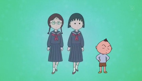 ちびまる子ちゃん 中学生か女子高生のたまちゃんとまる子
