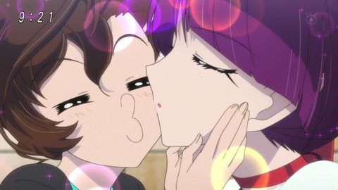 『ゲゲゲの鬼太郎』72話 まなにキスをしてあげるネコ娘