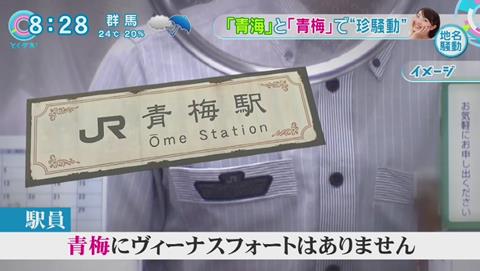 青海 青梅 紛らわしい地名 アイドル 遅刻 (168)