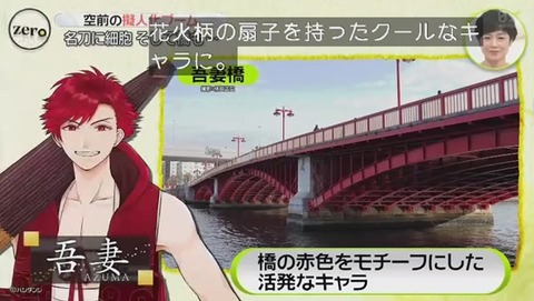 橋の擬人化『ハシダンシ』