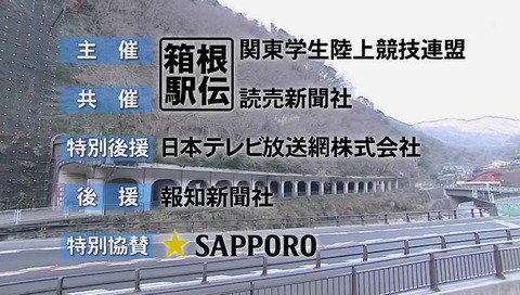 第９４回東京箱根間往復大学駅伝競走復路