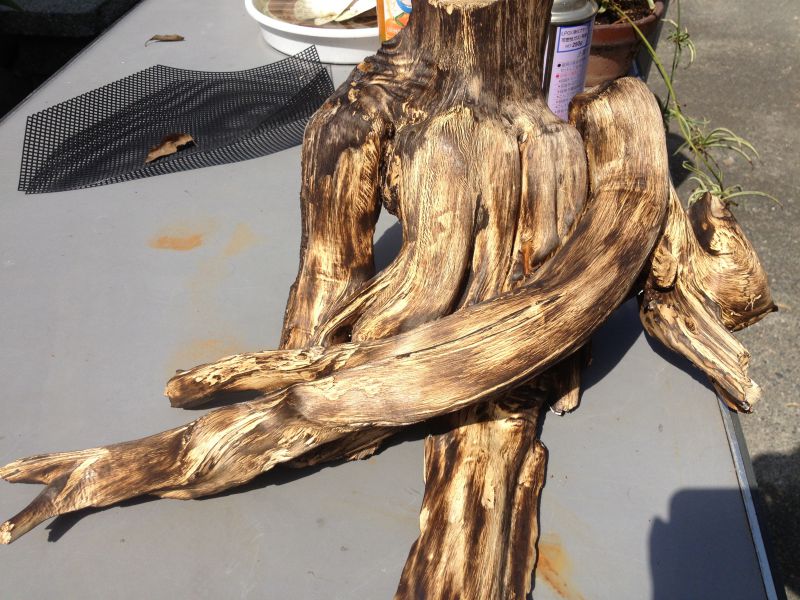 流木風加工続き まるそんphoto日記