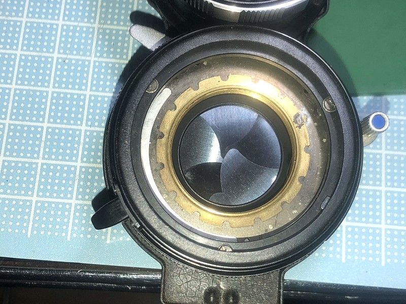 MAMIYA-SEKOR DS 1:3.5 f=105mm 分解整備 : まるそんPHOTO日記