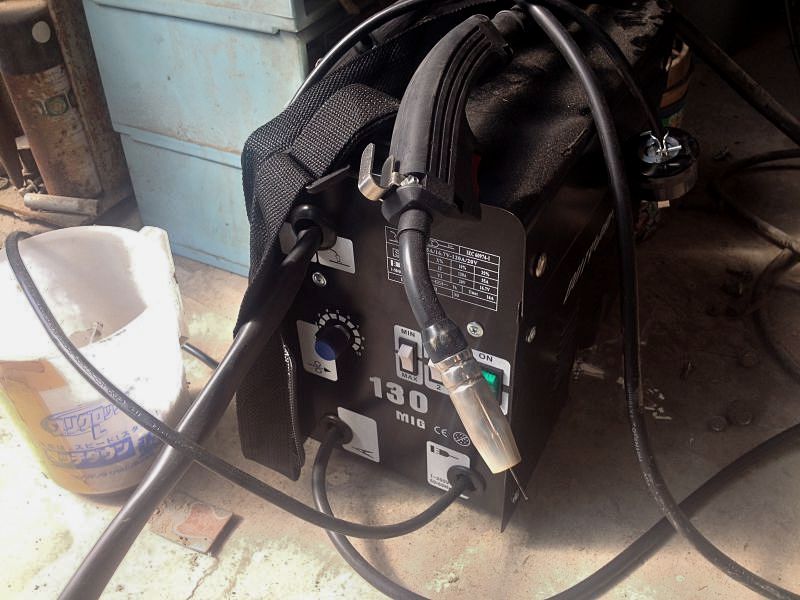 ヤフオクの0v半自動溶接機 溶接実践 まるそんphoto日記