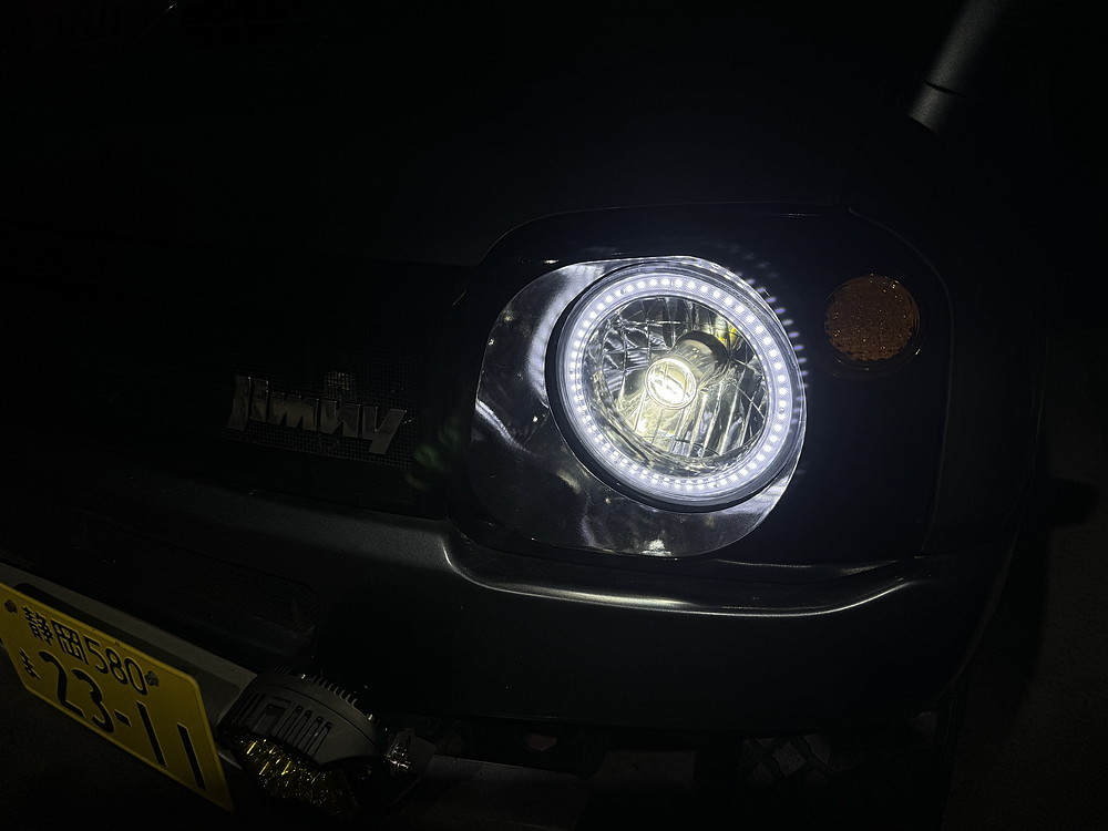 ジムニー JB23-4 JB64/74タイプの丸目キット装着 : まるそんPHOTO日記