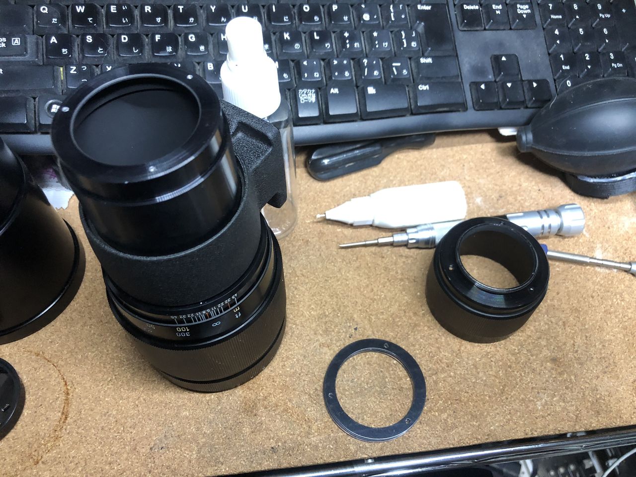 分解清掃 Pentax TAKUMAR 6×7 75mm F4.5 #8448 Pentax「Super Multi-coated Takumar 150mm F4」分解・超音波洗浄 - 虹