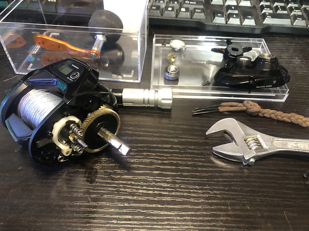 シマノ　バルケッタ201HG (ドラグ音小さいです) シマノ バルケッタ201HG (ドラグ音小さいです) リールのドラグ音