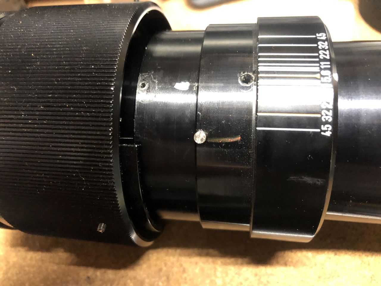 レンズ分解修理：ASAHI PENTAX Super-Multi-Coated Takumar 400mm F5