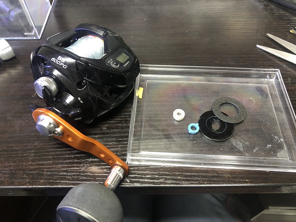 シマノ 17バルケッタBB600 PGのドラグ音とベアリング追加 : まる