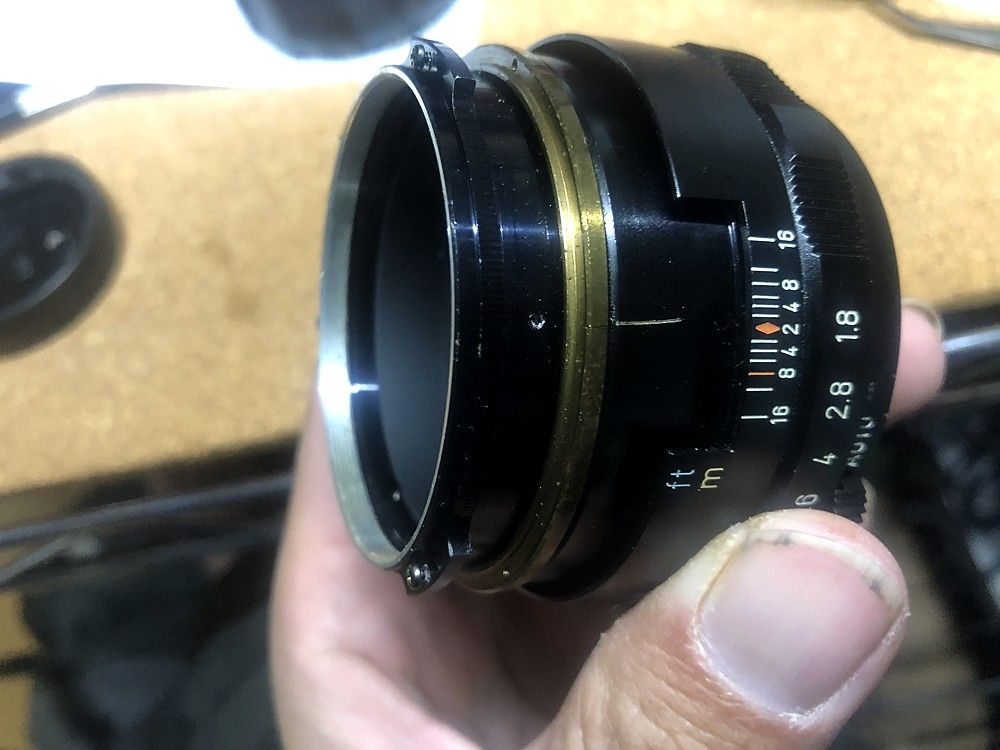 レンズ分解修理：ASAHI PENTAX Super-Multi-Coated Takumar 85mm F1