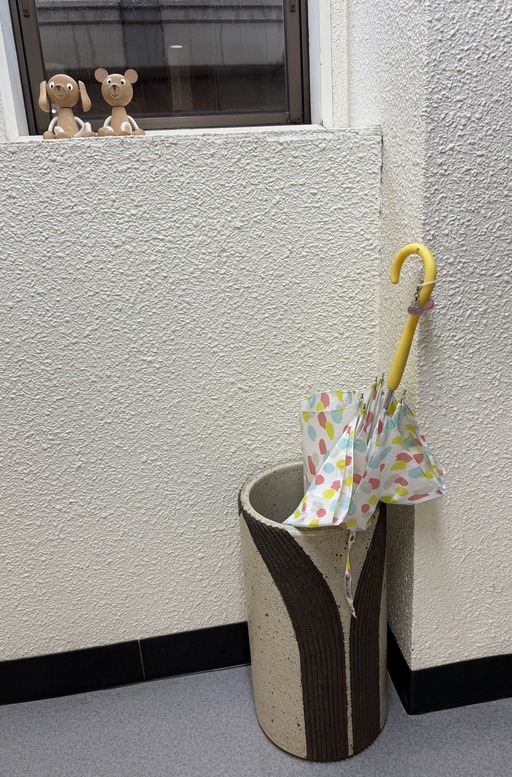 傘の忘れ物に注意してください