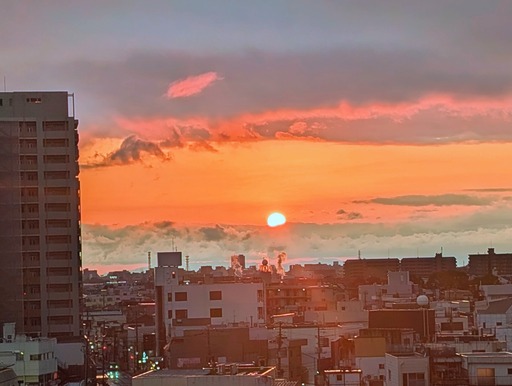 夕日