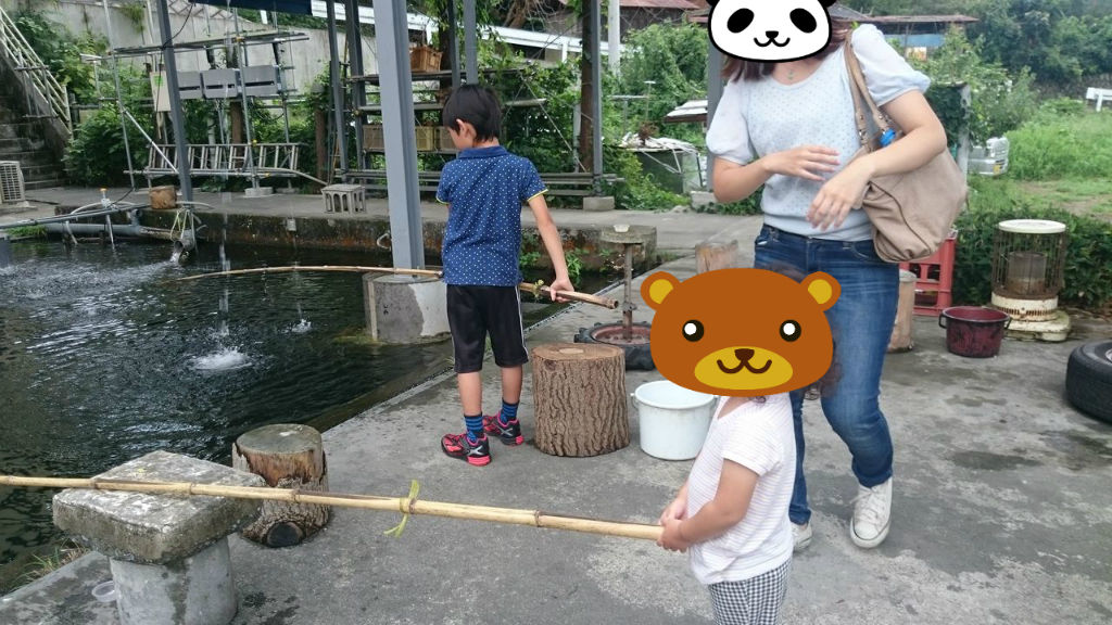 無料の釣り堀 長瀞フィッシングセンター で釣りしてきた ひいろぐ