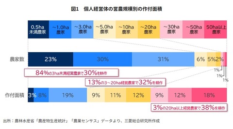 規模別作付面積