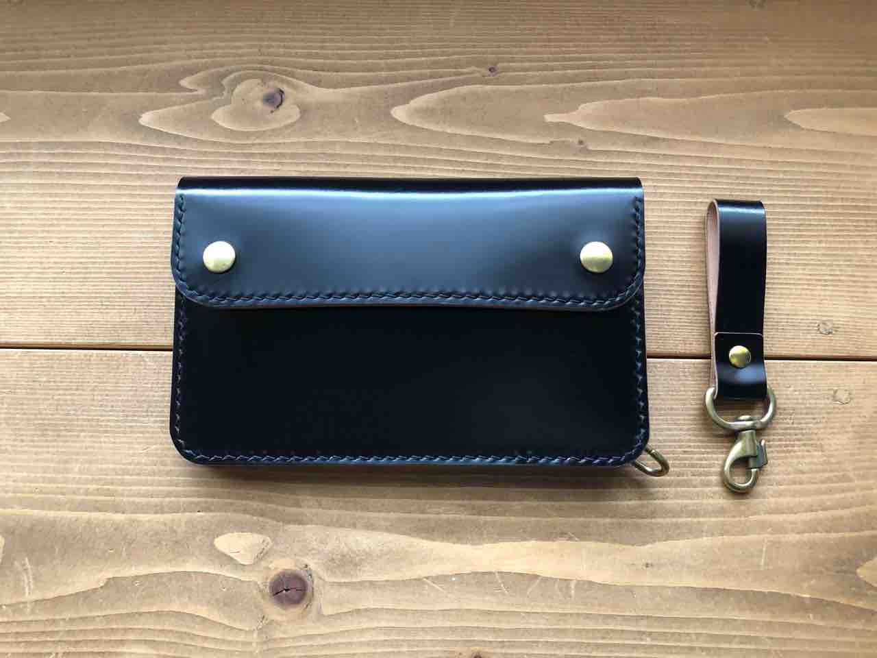 オーダー【トラッカーウォレットショート改】完成 : solori_leather オーダー【トラッカーウォレットショート改】完成 : solori_leather