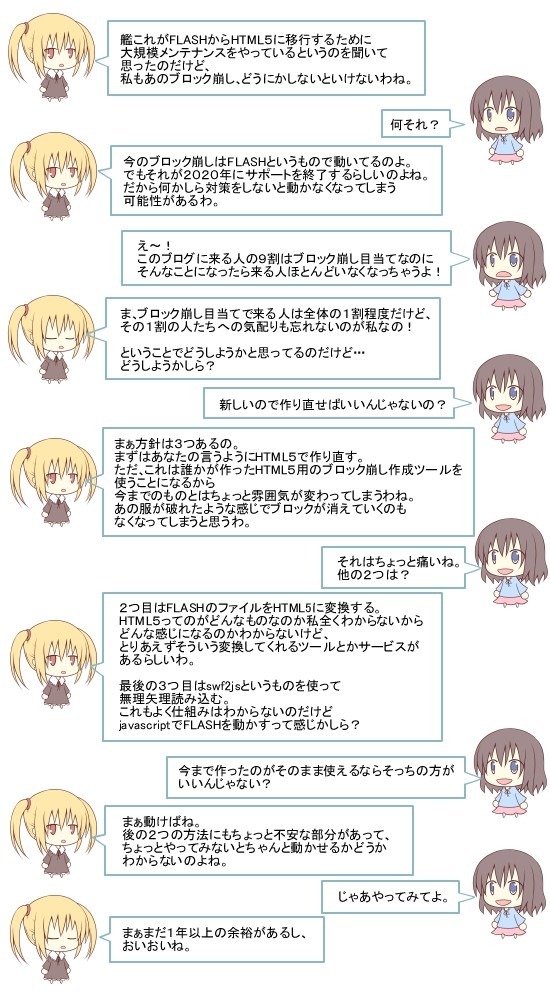 ハナたちの雑談