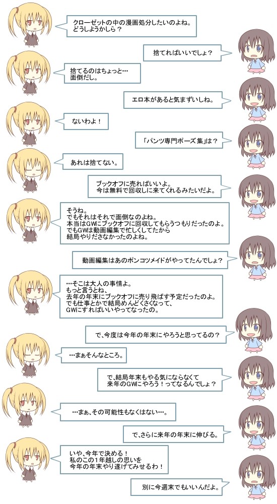 ハナたちの雑談