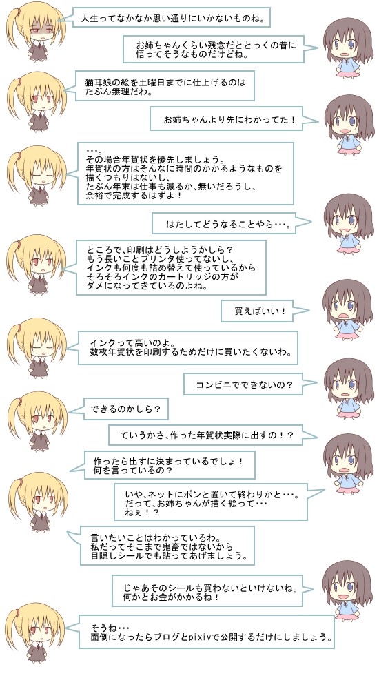 ハナたちの雑談