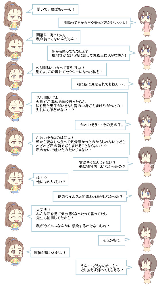 ハナたちの雑談