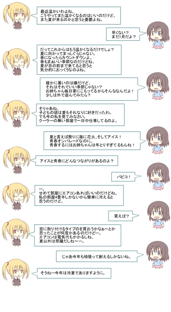 ハナたちの雑談