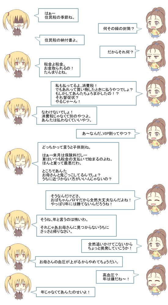 ハナたちの雑談