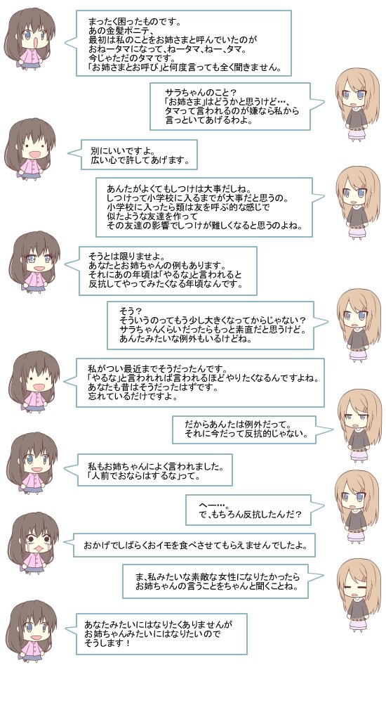 ハナたちの雑談