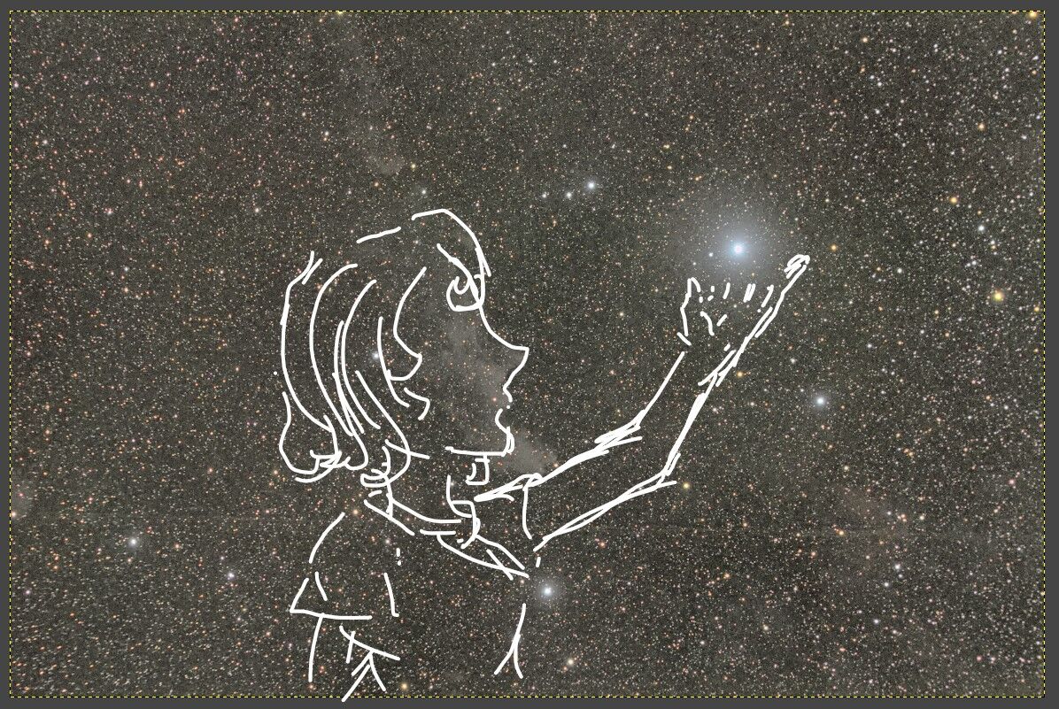 IC2118 魔女の横顔星雲 2022-12-22 : 宙が好き