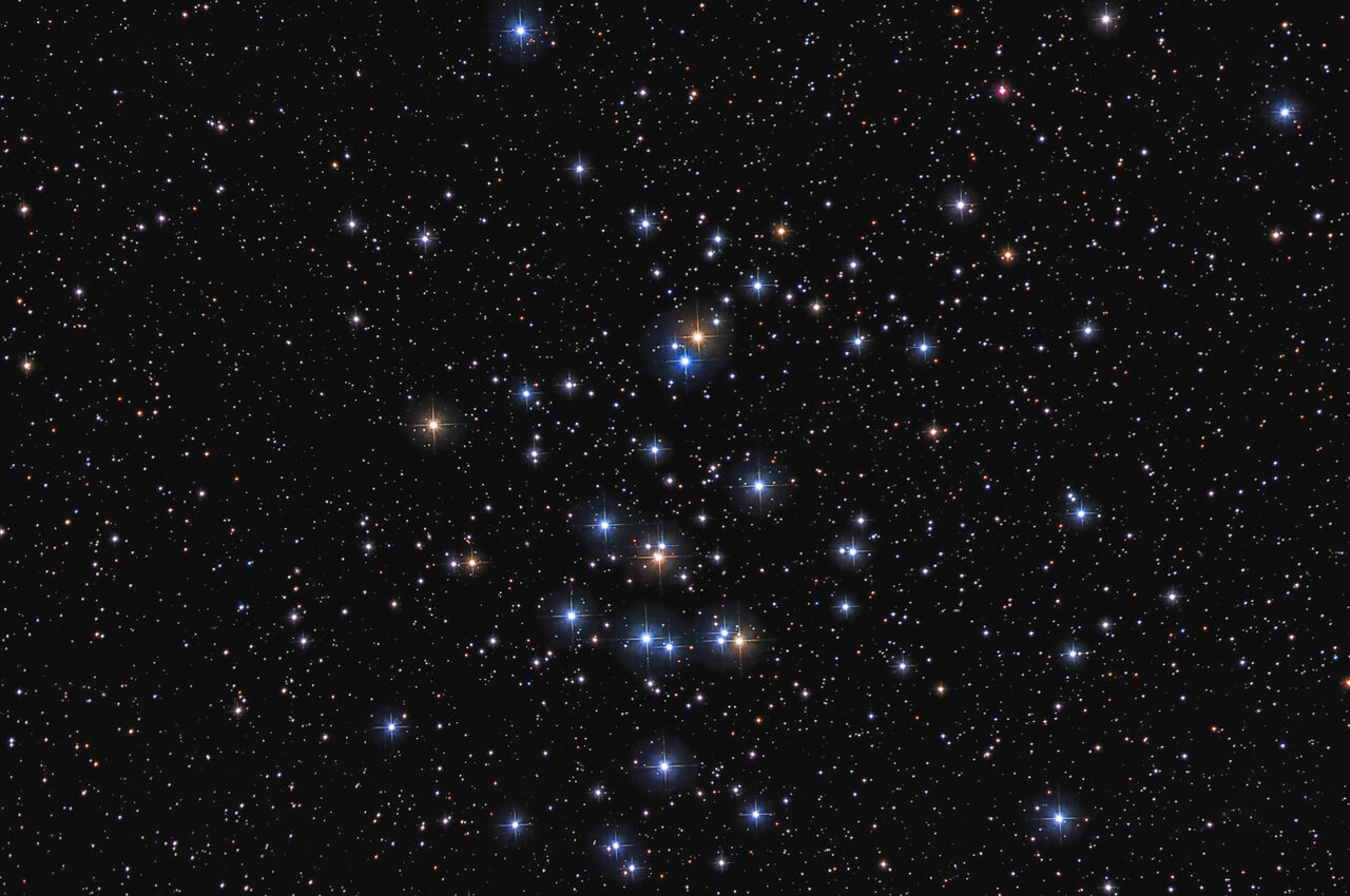 M44 プレセぺ星団でTS2Korrrの練習です ٩( 'ω' )و : 宙が好き