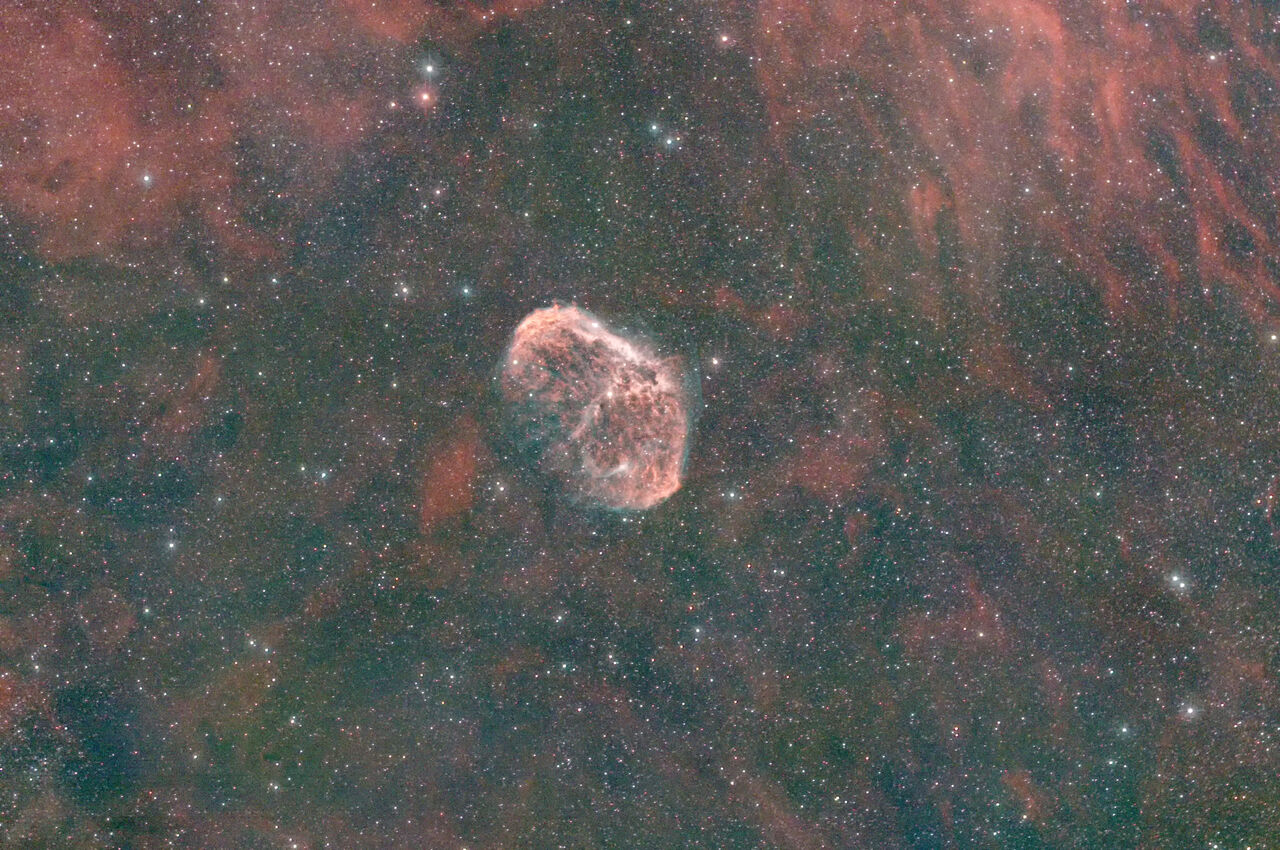 クレセント星雲 (NGC6888) 2023-06-16 : 宙が好き