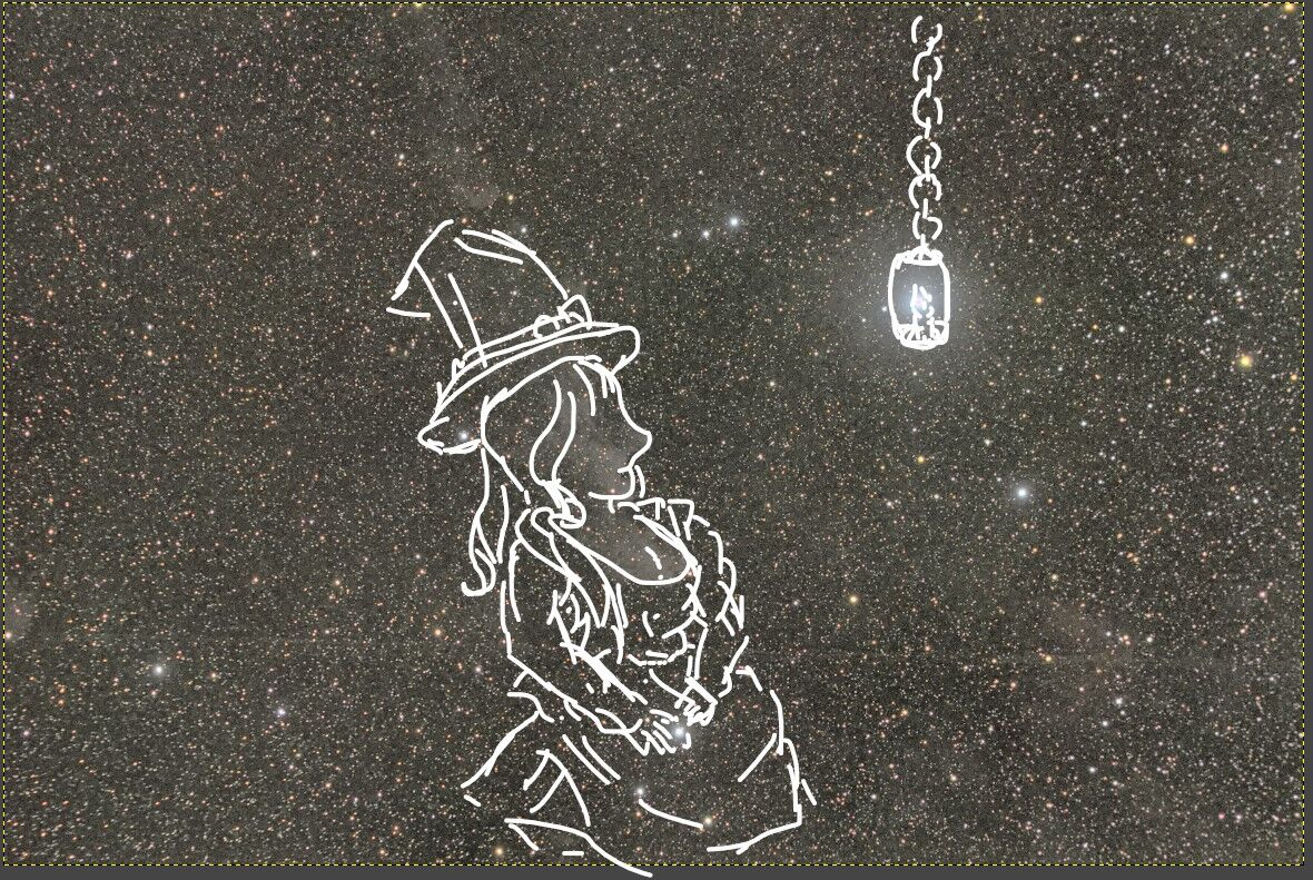 IC2118 魔女の横顔星雲 2022-12-22 : 宙が好き